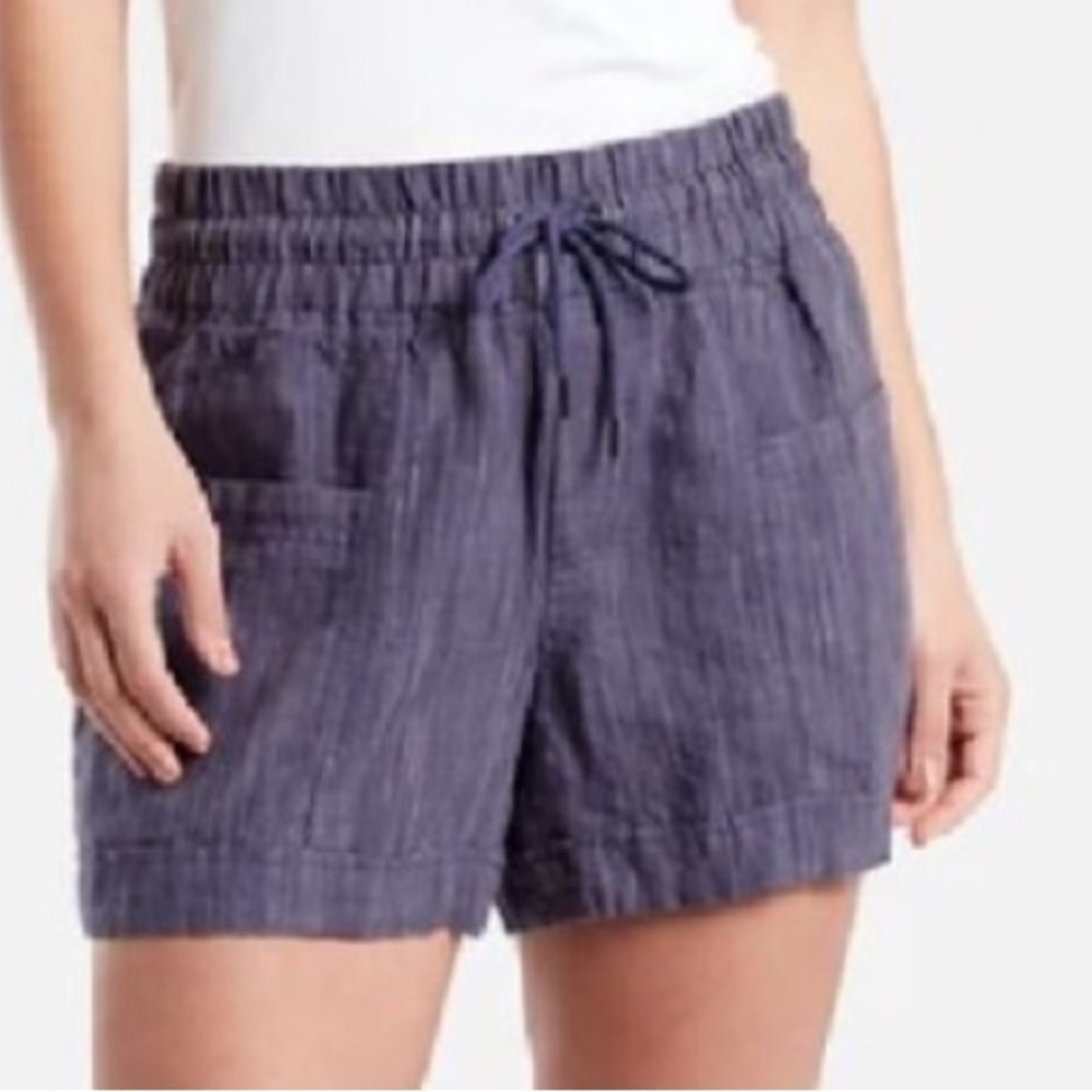 Athleta Cabo Linen Textured 4" Short